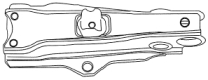 ISUZU 8944594612LH Suspension Control Arm-Lower